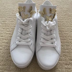 Michael kors sneakers w butterfly embellishments